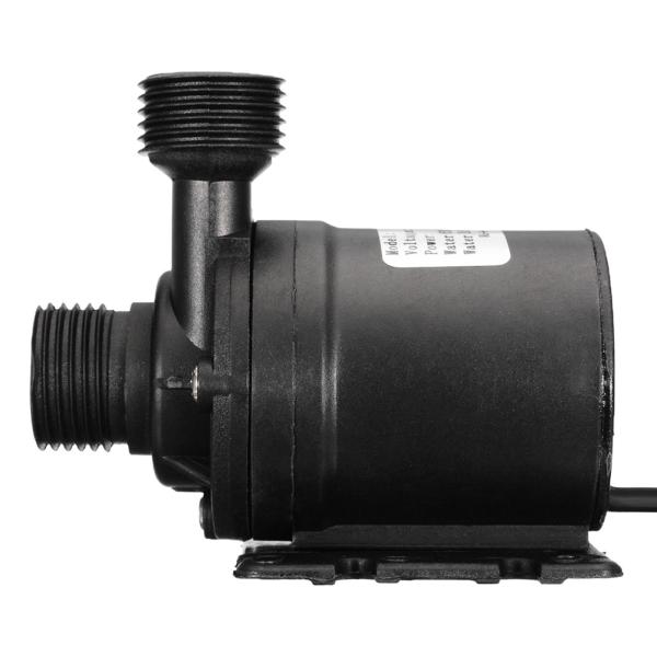 水族館の太陽熱温水循環システム用のブラシレス水中水ポンプ静かなミニ遠心ポンプ水槽、池、磁気ドライブ、黒