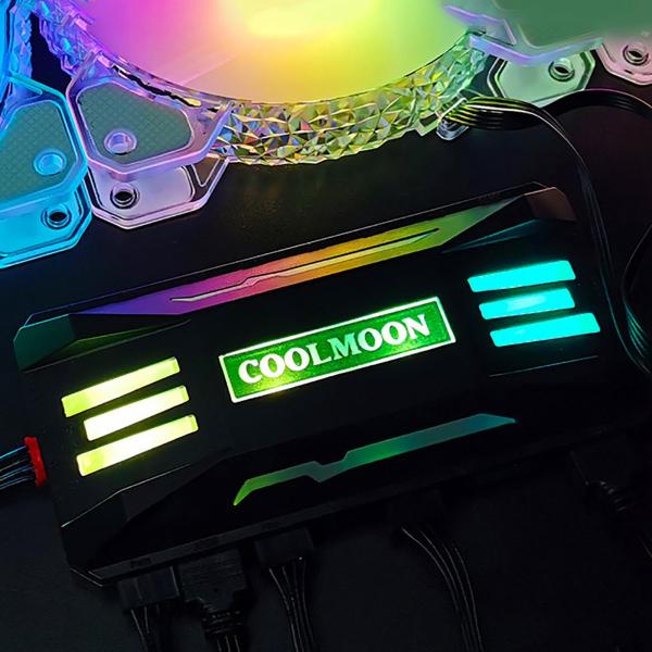 MSI用の冷却ファンインテリジェントPWM温度制御RGBコントローラー