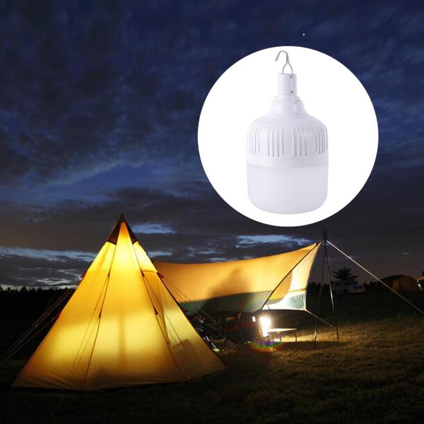 USBLED電球テントランプ常夜灯屋外バーベキューボート用フック付き