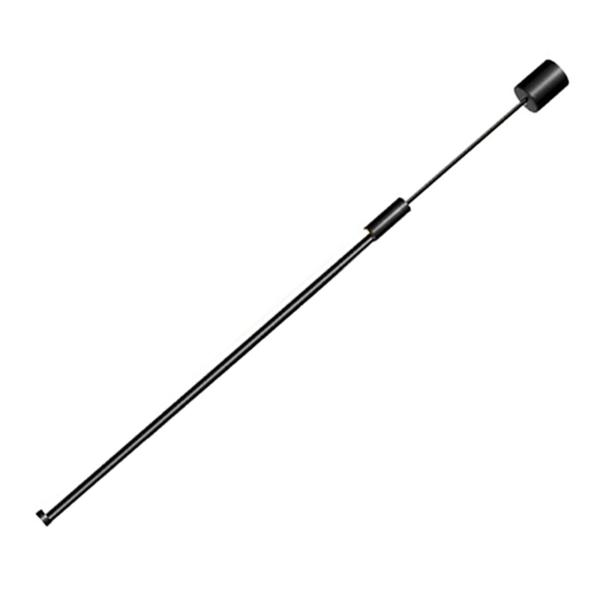 ダイニングルームレストラン用リニアペンダントライトマットブラックLEDシャンデリア