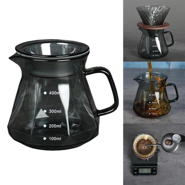 ガラスはコーヒーポットコーヒーメーカーティーポットコーヒードリッパーに注ぐ