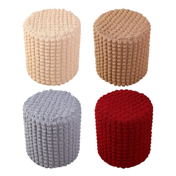 寝室の家のための弾性オットマンカバーリムーバブルストレージオットマンスリップカバー