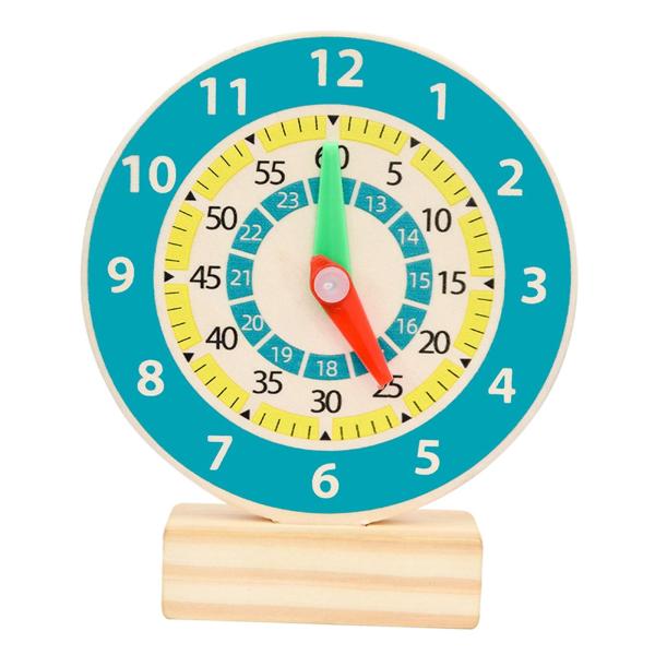 知育時計 知育玩具 キッズクロック 学習時計 木製 パズル