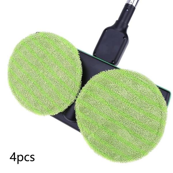 4ピース/個ラウンドモップ交換パッド16.5cm床掃除電動ロータリーモップパッドスピンスクラバーモップ用フロアスクラバーパッド