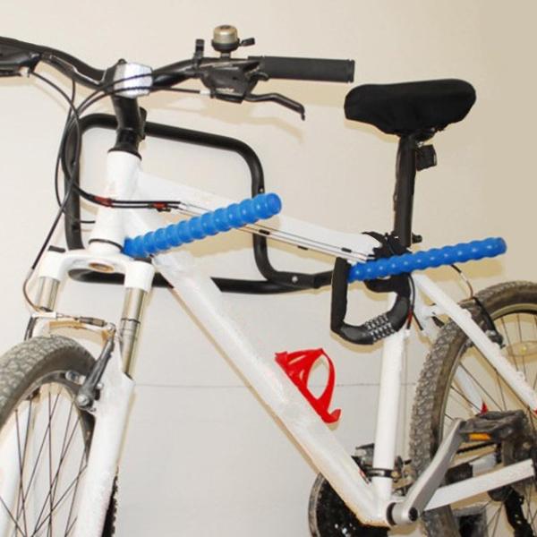 自転車ラックガレージ組織自転車フックはロープ屋内倉庫に適合