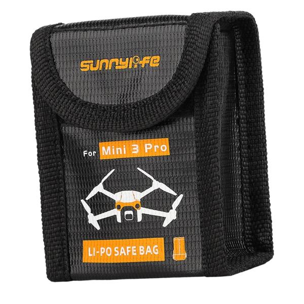 バッテリーバッグ DJI Mini3Pro用 耐熱 防爆 難燃性 バッテリー保護 バッテリーセーフバッグ 収納ポーチ