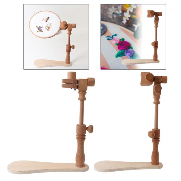 クロスステッチフープホルダーラック360度回転リング縫製用回転可能