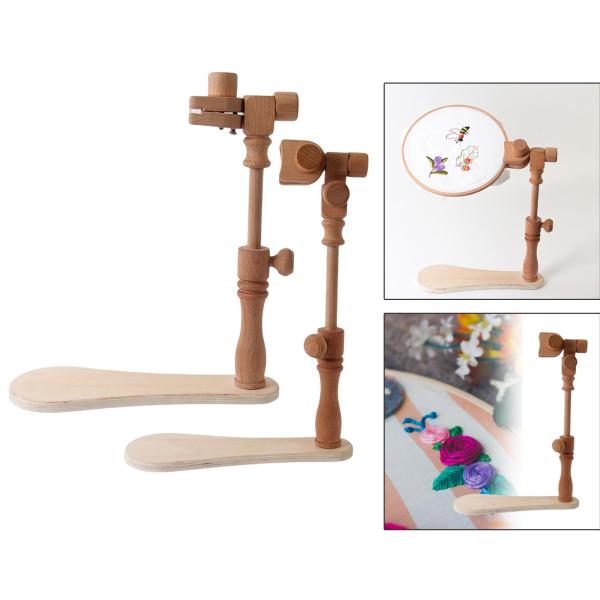 クロスステッチフープホルダーラック360度回転リング縫製用回転可能