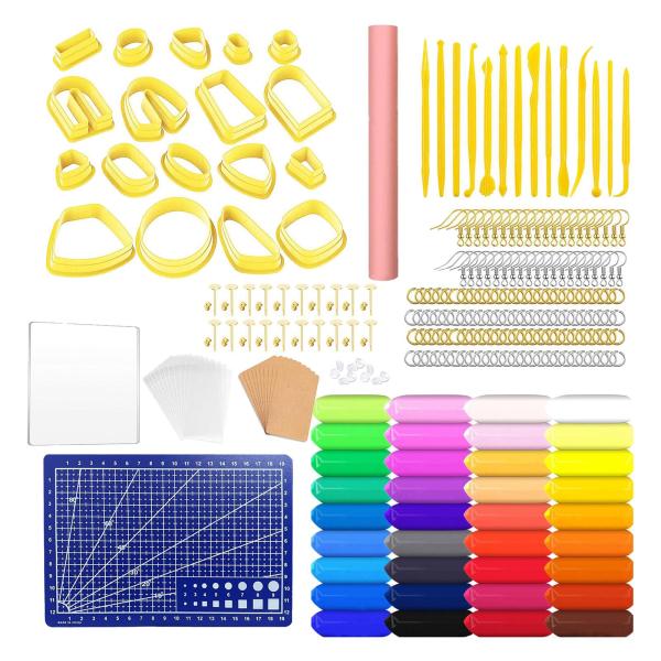 プラスチックポリマークレイカッターイヤリングカードクラフトでセラミック手作りDIY