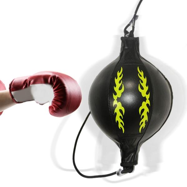 PUスピードボールダブルエンドサンドバッグヒットフィットネスMMAボクシングリフレックスボール