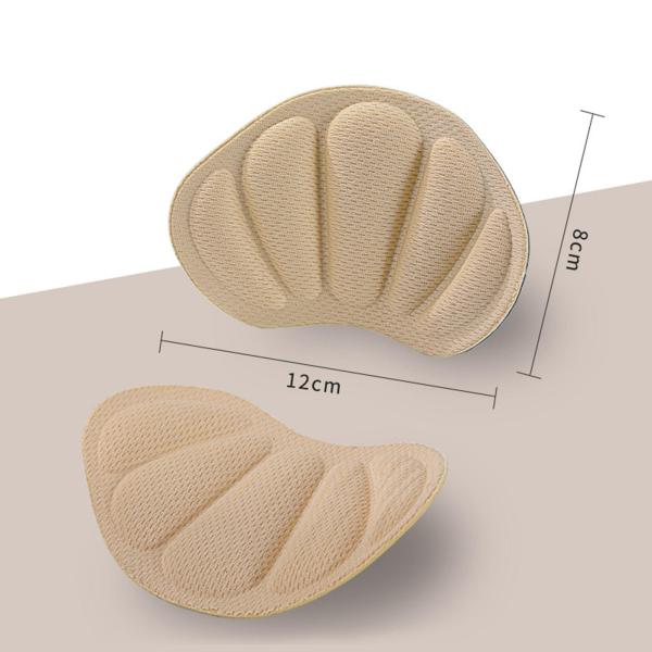 2ピース/個プロテクターヒールインサートレザーシューズ用インソール厚い靴パッド