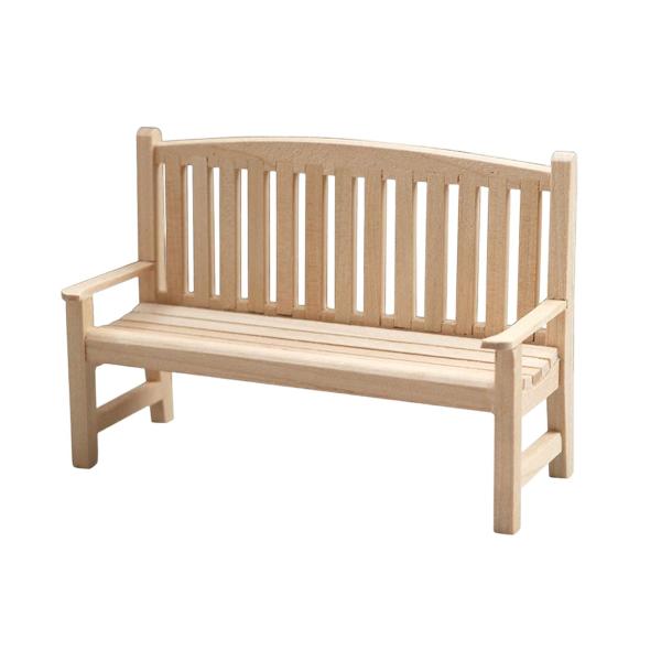 1:12装飾品用木製ミニチュアガーデンベンチミニデコレーションアクセサリー