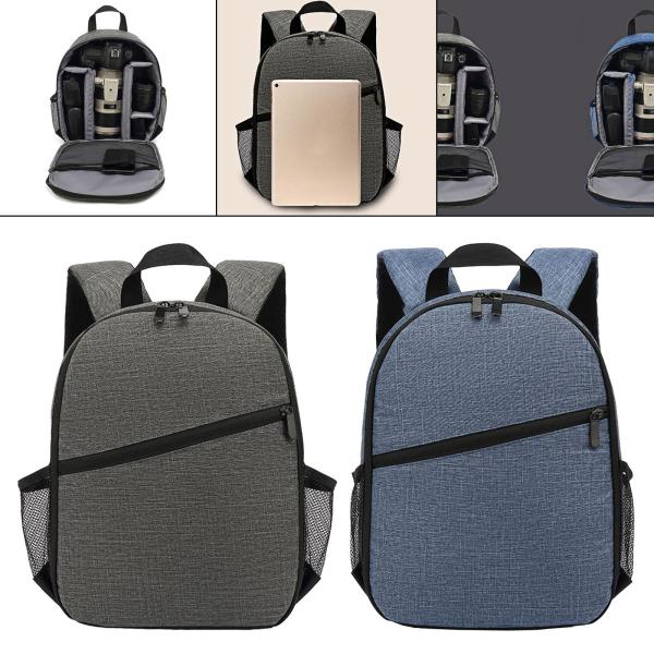 三脚用の小さな防水トラベルカメラバッグバックパックDSLRポータブルコンパートメント