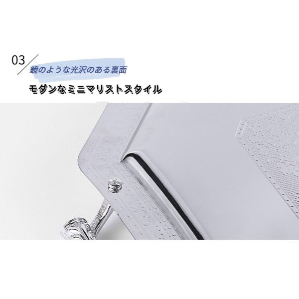 家庭用サービングトレイ パーティ ステンレス スナックトレイ フルーツプレート ティートレイ ゴールドトリム