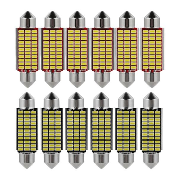 車用6個のバニティライト礼儀ライト車のドアライトインテリア電球