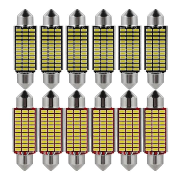 車用6個のバニティライト礼儀ライト車のドアライトインテリア電球
