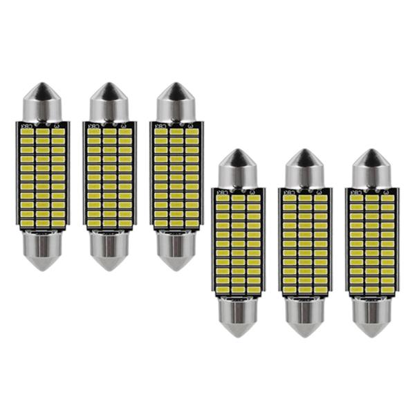 車用6個のバニティライト礼儀ライト車のドアライトインテリア電球