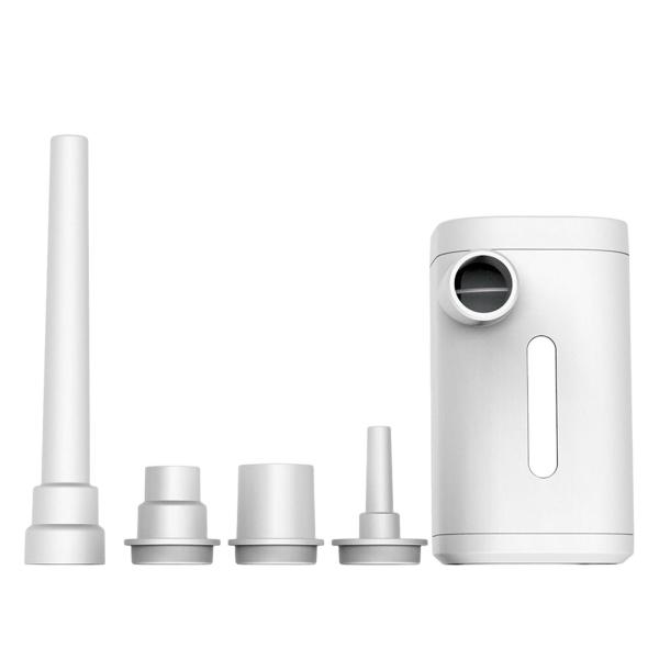 アウトドアアクティビティをハイキングするための4000mAhバッテリー充電式懐中電灯電気インフレーター付きエアポンプ真空収納バッグ