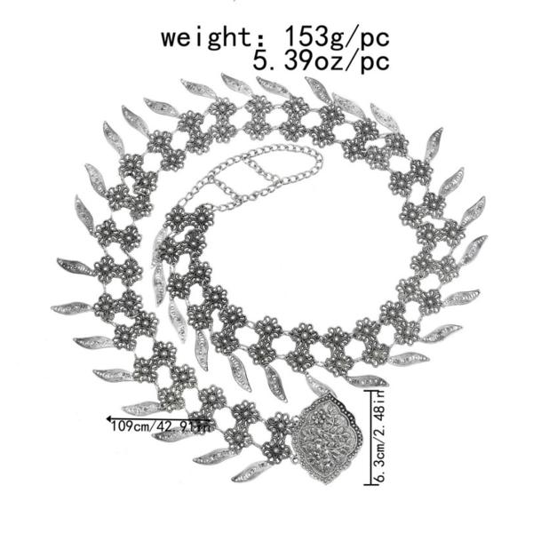 女性チェーンベリーダンスベルトボディーボディ衣装女の子