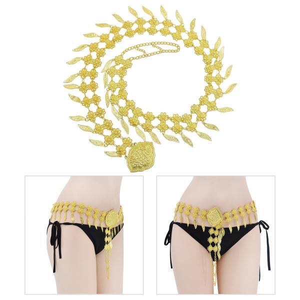 女性チェーンベリーダンスベルトボディーボディ衣装女の子