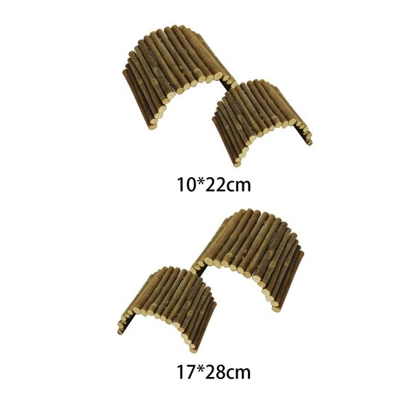 他の小さなペットのためのハムスター橋はしご登り咀嚼おもちゃケージはしご