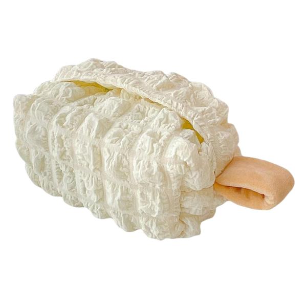 フェイシャル ティッシュ ボックス カバー 再利用可能 プラッシュ 軽量 デスク 車 テーブル用