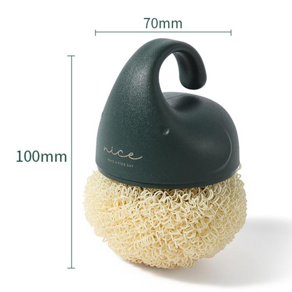 万能食器洗浄ボール シンク ブラシ ハンドル付き ボウル ディッシュ カウンタートップ用