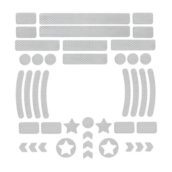 反射ステッカー 高視認性 装飾警告 バイク バイク用