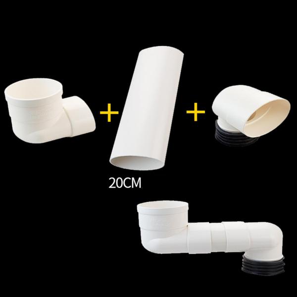 配管排水システム用オフセットトイレフランジ延長排水管
