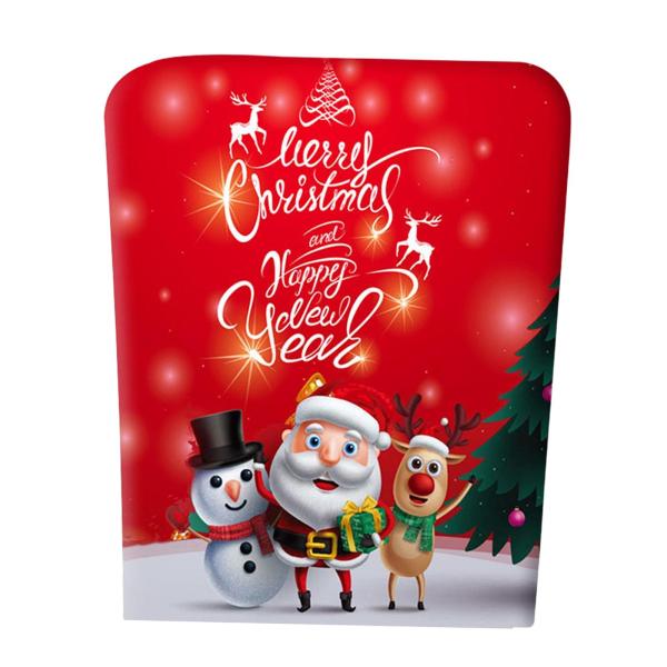 ポリエステル クリスマス ダイニングチェア スリップカバー チェアバック 防塵カバー     キッチン ホリデー