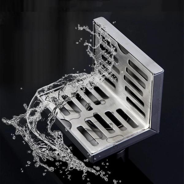 排水フィルター 排水同層 L型 キッチン用逆流防止