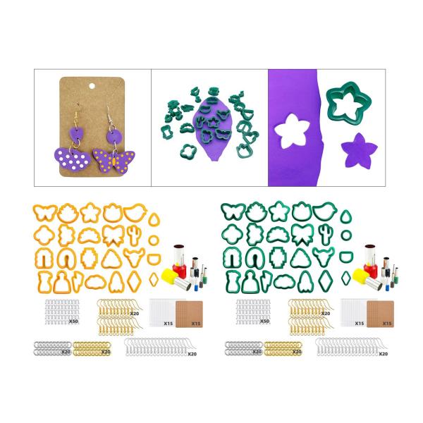  イヤリング メイキング  シェイプ  ツール用 プラスチック ポリマー カッター