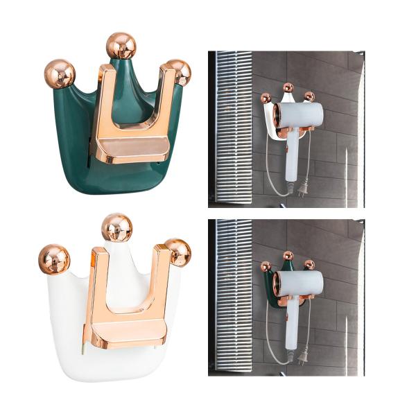 カウンタートップトイレヘアツール用ヘアドライヤーシェルフ折りたたみ式バスルームトレイ