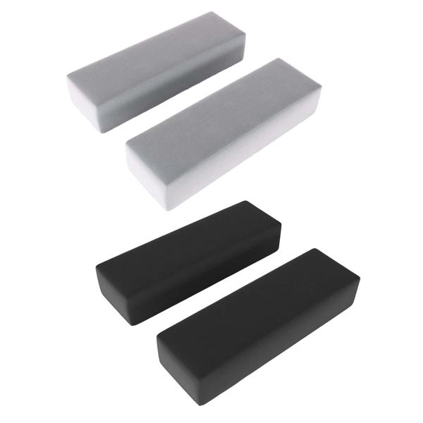 オフィスチェアゲーミングチェア用の2個の椅子アームレストクッション取り外し可能洗える