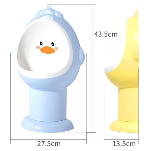 子供は浴室のためのクリーニング ブラシが付いている縦の小便器の携帯用立場に立ちます