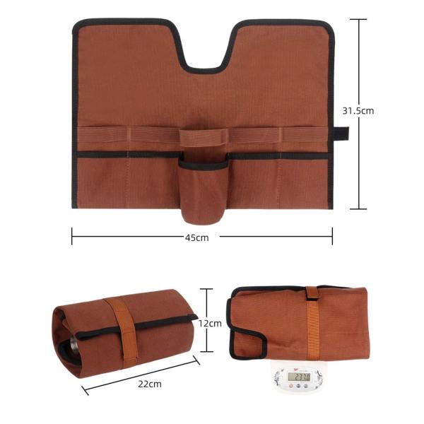 キャンバスバーテンダーキットバッグ カクテルツールバッグ 家庭用屋内用アクセサリー
