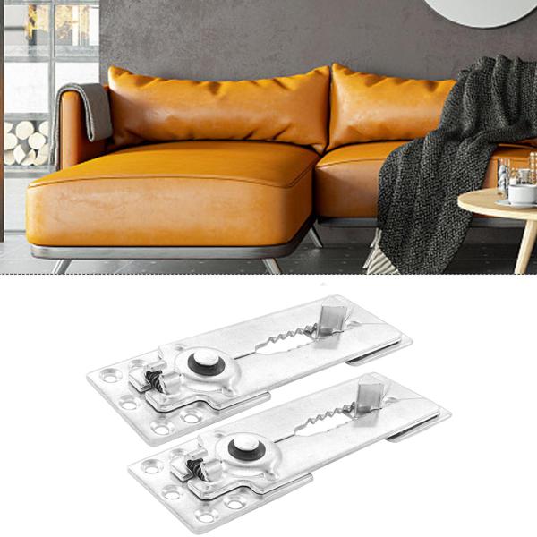 2x セクショナル  取り付け簡単 マルチユース Accs ユニバーサル 取り外し可能ハードウェア カウチコネクター ネジ 家具コネクター