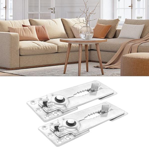 2x セクショナル  取り付け簡単 マルチユース Accs ユニバーサル 取り外し可能ハードウェア カウチコネクター ネジ 家具コネクター