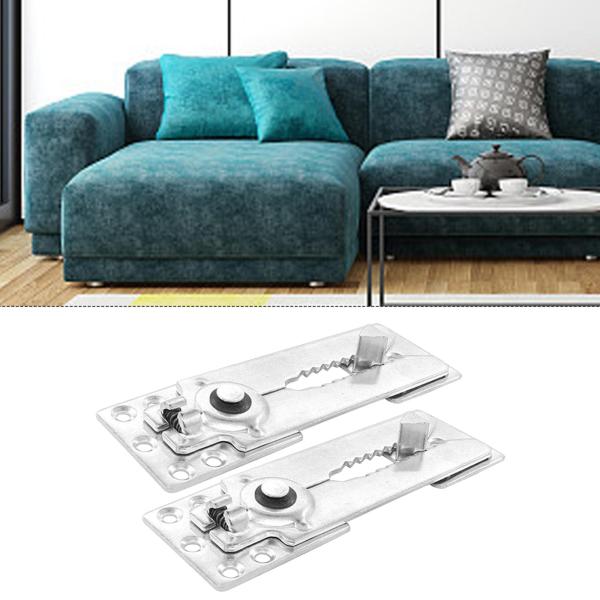 2x セクショナル  取り付け簡単 マルチユース Accs ユニバーサル 取り外し可能ハードウェア カウチコネクター ネジ 家具コネクター