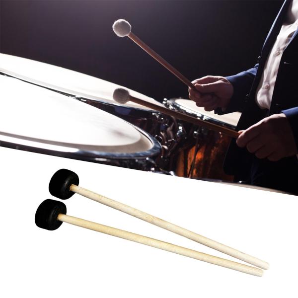 2x マレット 耐久性のあるパーカッション Accs 頑丈な耐摩耗性 音楽教育演習用