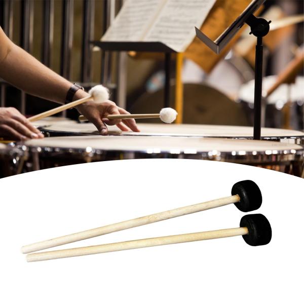 2x マレット 耐久性のあるパーカッション Accs 頑丈な耐摩耗性 音楽教育演習用