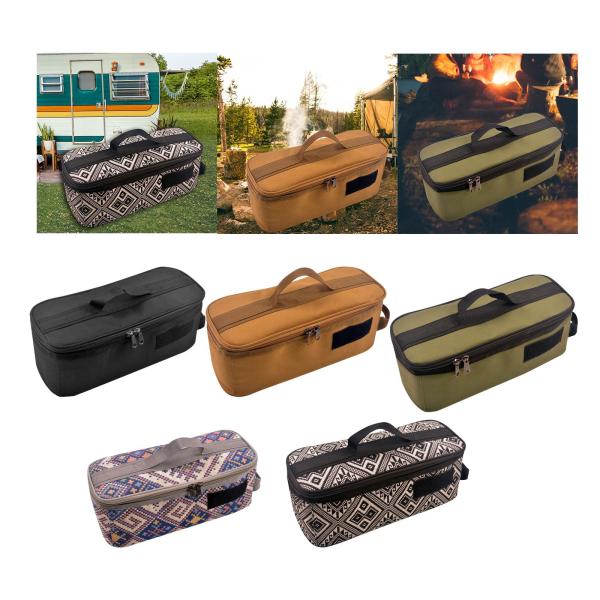 プレミアム キャンプ用食器収納バッグ ハンドバッグ 調理器具 BBQ ツール キッチン用