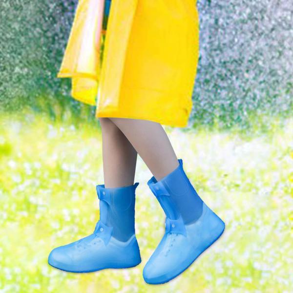 防水靴カバー、再利用可能なユニセックス靴プロテクター雨と雪の滑り止め