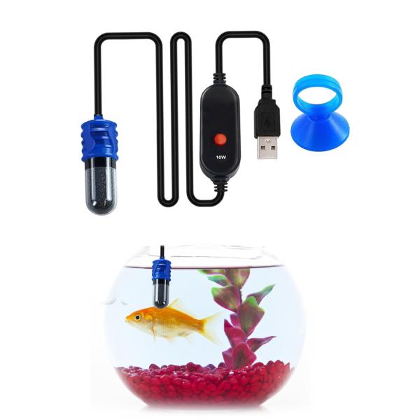 ミニ水族館ヒーター調節可能な USB 加熱ロッド水中サーモスタット