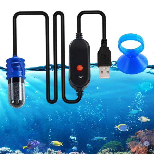 ミニ水族館ヒーター調節可能な USB 加熱ロッド水中サーモスタット