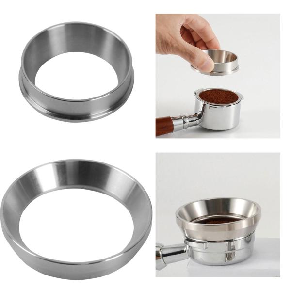 ほとんどのコーヒー マシン ハンドル用エスプレッソ投与漏斗ステンレス鋼ツール