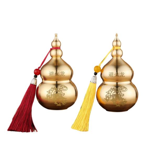 中国銅ひょうたん工芸品家庭用オフィス飾りテーブルの装飾