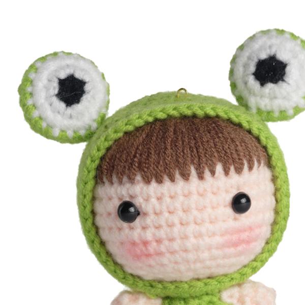 手作り編み物スターターキット キーチェーン 手編みおもちゃ アクセサリー用