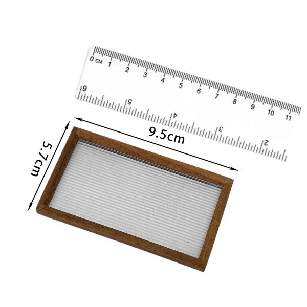ドールハウス ミニチュア アクリル トレイ ごっこ遊び クラフト DIY モデル