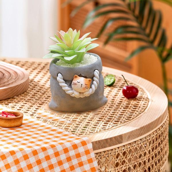 樹脂製 プランター ポット オーガナイザー オフィス 室内 装飾 アート インテリア 収納 かわいい